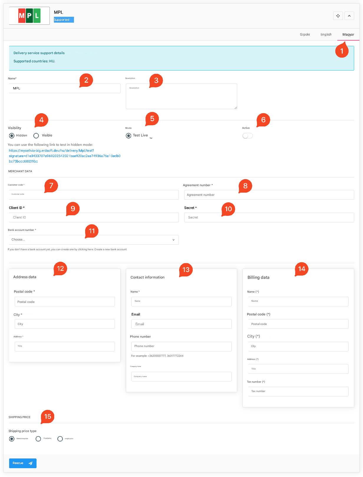 Special Shipping Methods